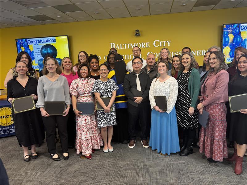 Group photo of NBC pinning ceremony