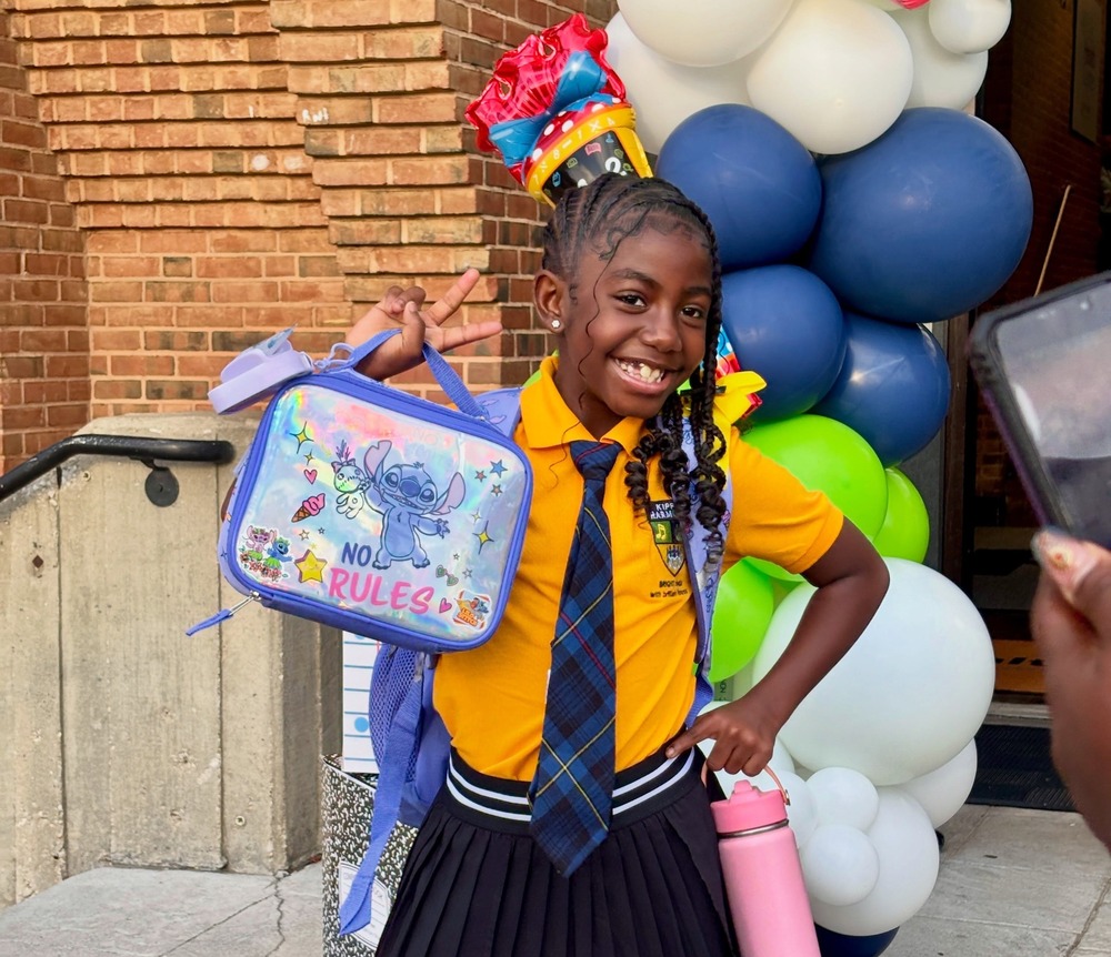 KIPP student posing for the camera