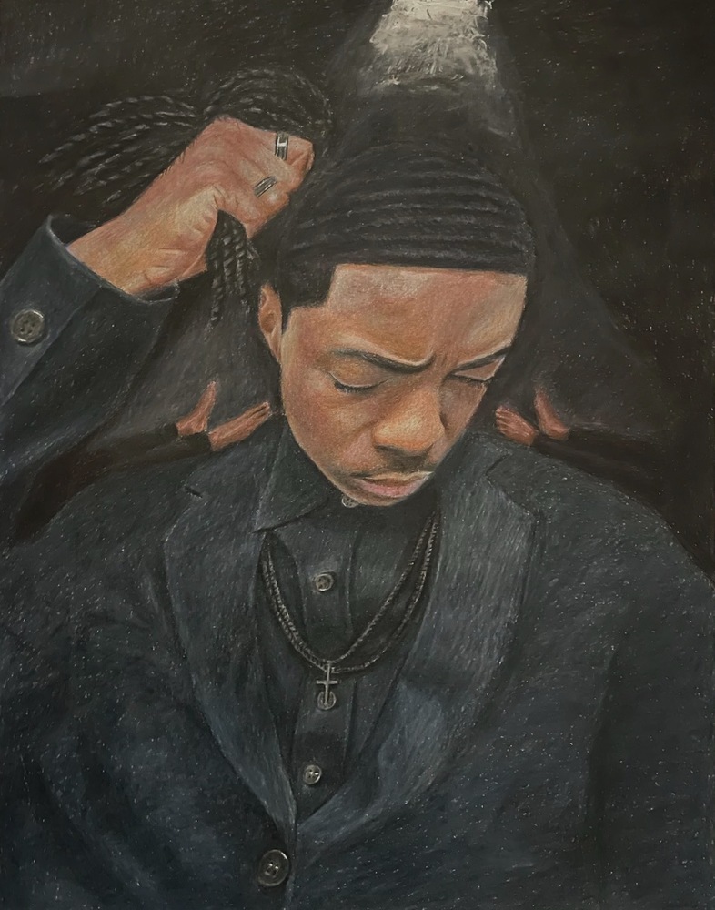 Christian Hicks IDENTITy Prismacolor pencil Gr 12 Dunbar DSKingAshley