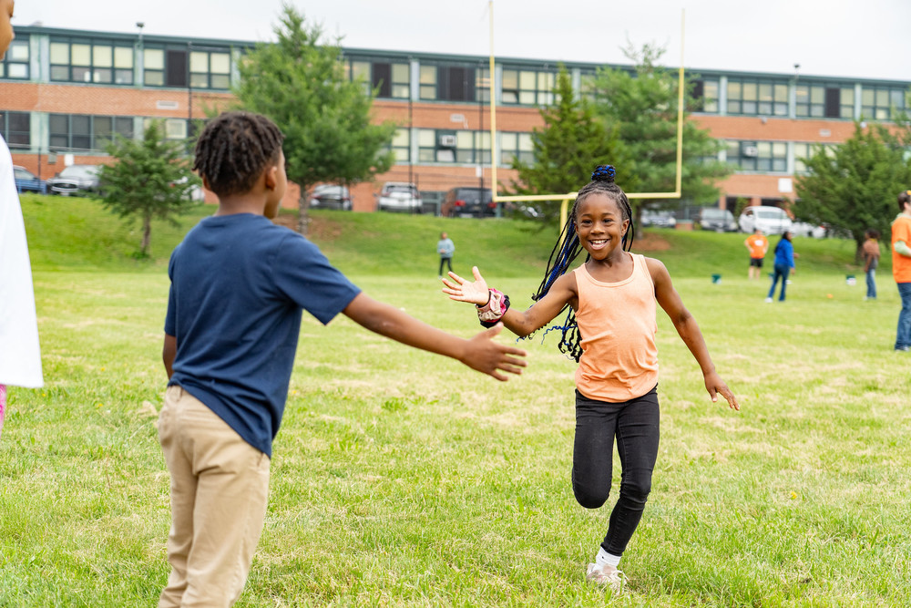 Harlem park student participates in national play ball day
