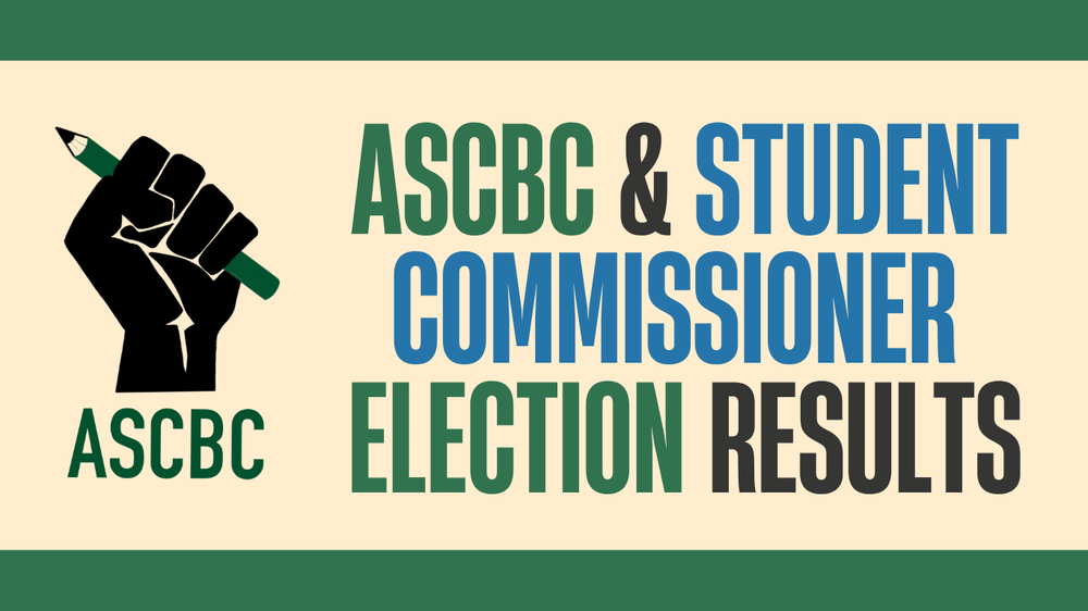 ASCBC Student Commissioner Election results 2026