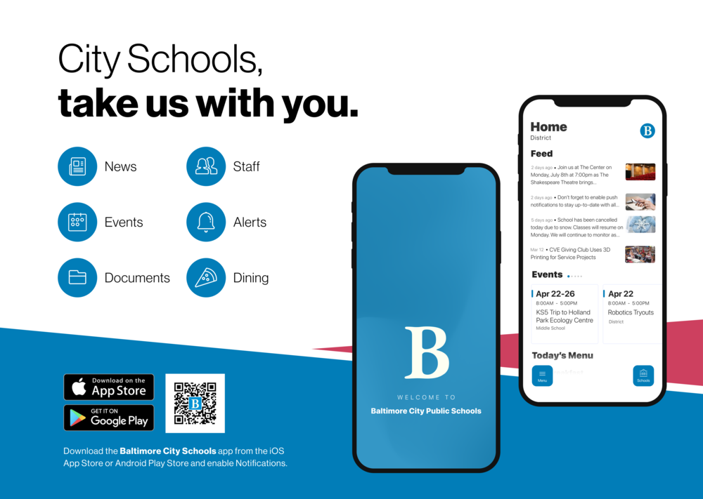 city schols, take us with you. new app