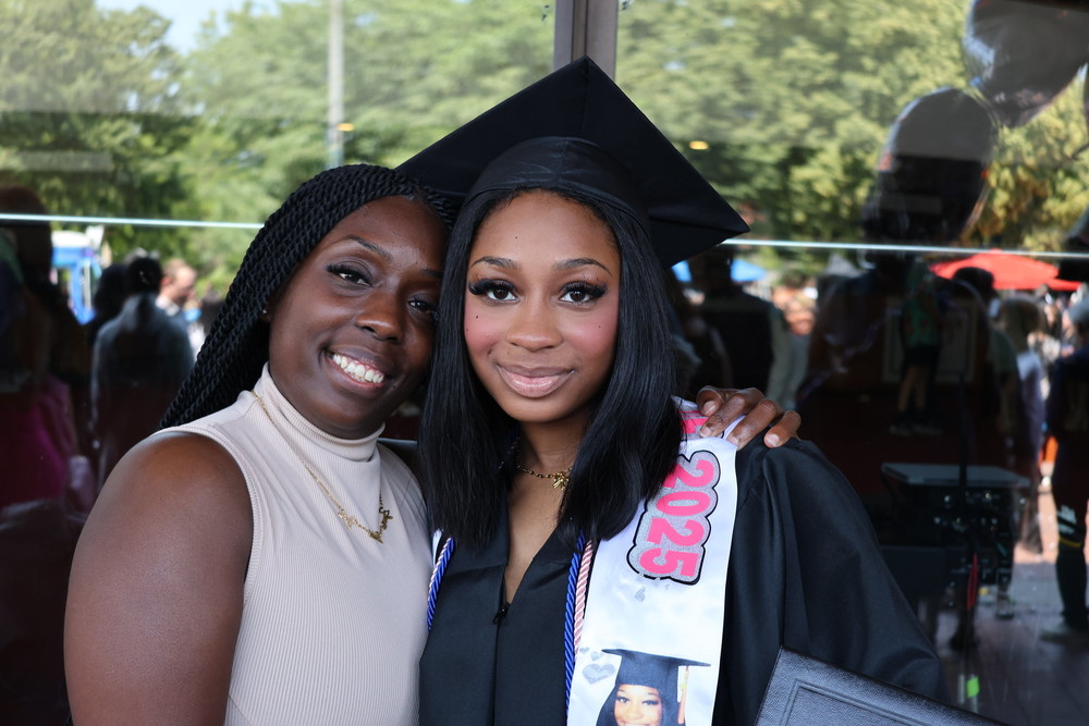Students pose for photo at 2025 Graduation Ceremony
