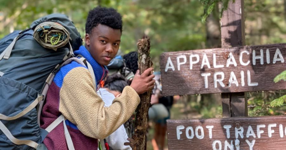 Patterson Park Public Charter School student - Outward Bound trip