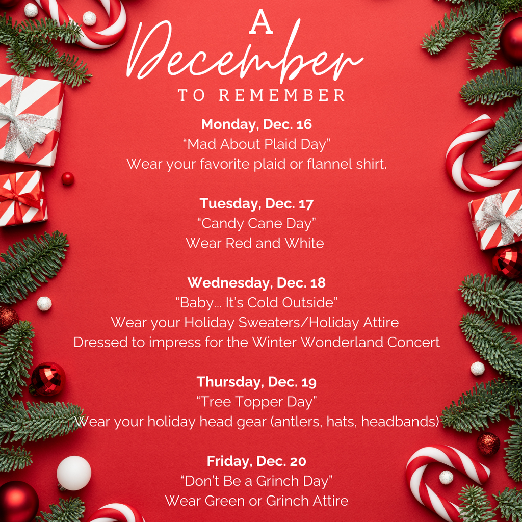 Join us for "A December to Remember"