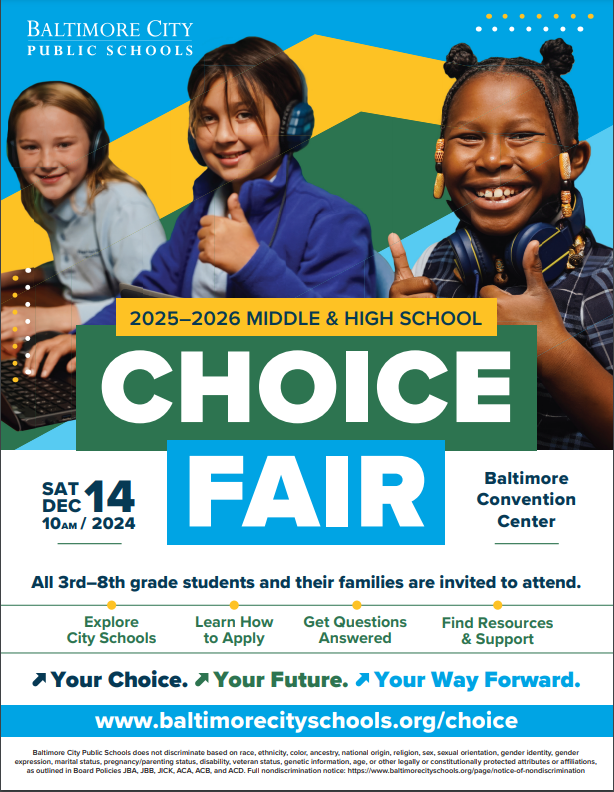 Middle School Choice Fair Flyers