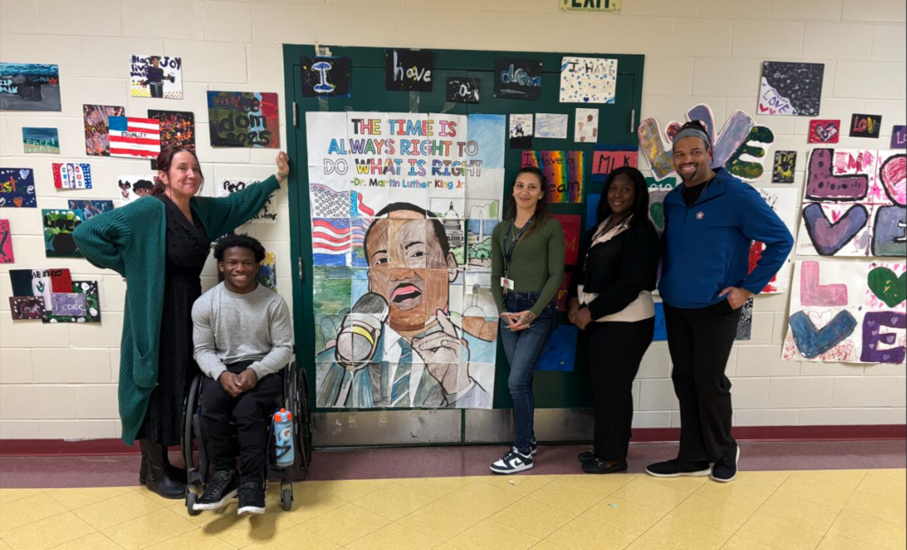 Ashburton EMS hosted "Art with Purpose: An MLK Showcase on Equity & Sustainability.