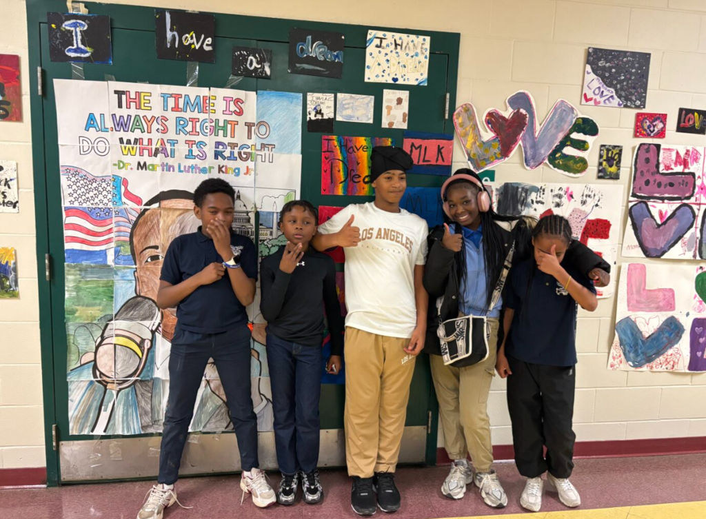 Ashburton EMS hosted "Art with Purpose: An MLK Showcase on Equity & Sustainability.