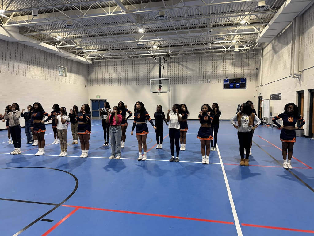 Lincoln University of PA Cheer team visited Ashburton EMS to host a cheer clinic for our cheerleaders