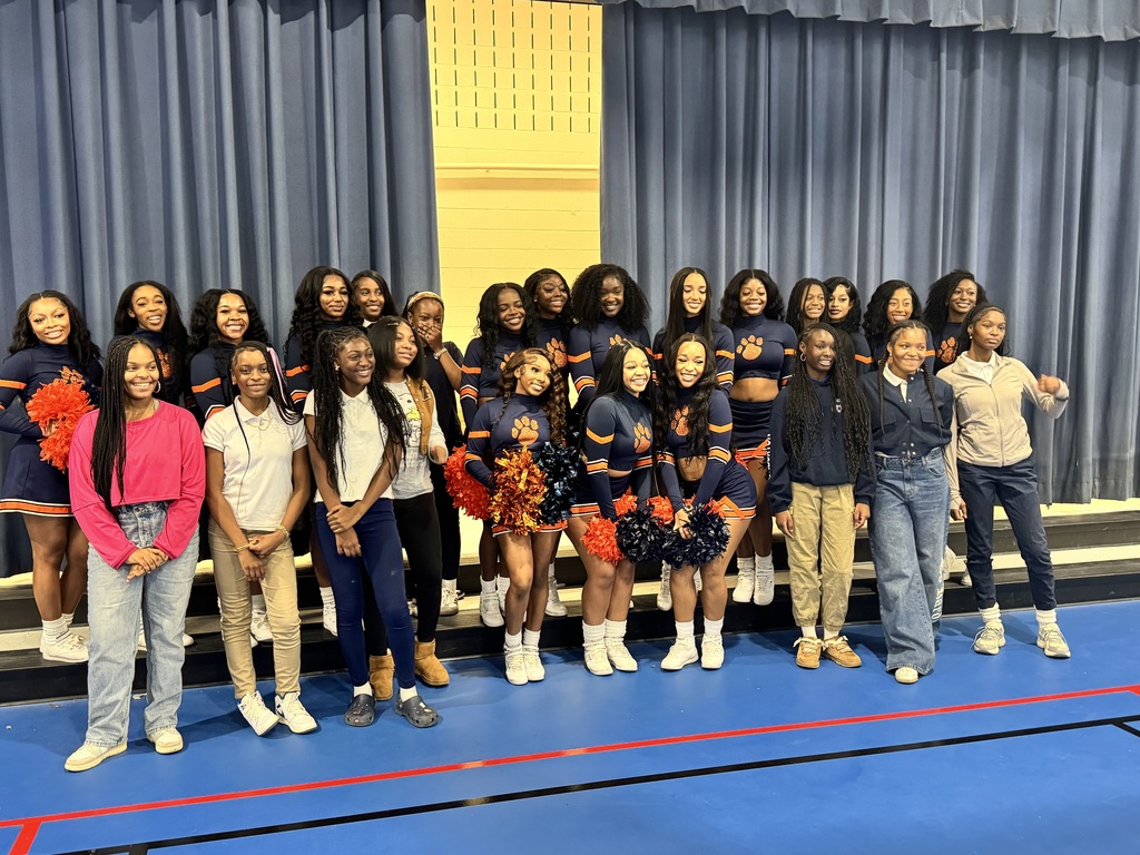 Lincoln University of PA Cheer team visited Ashburton EMS to host a cheer clinic for our cheerleaders