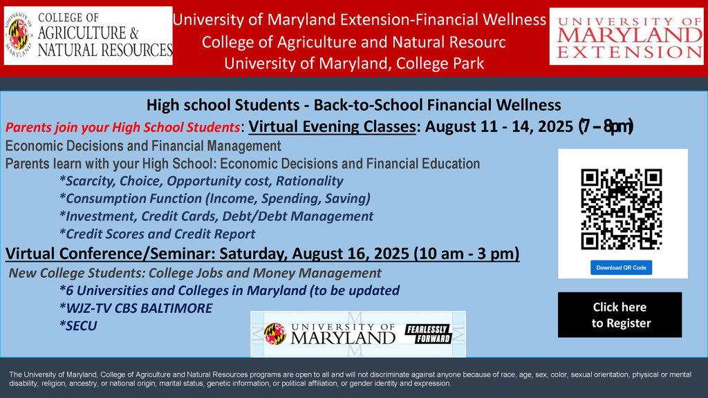 University of Maryland Flyer