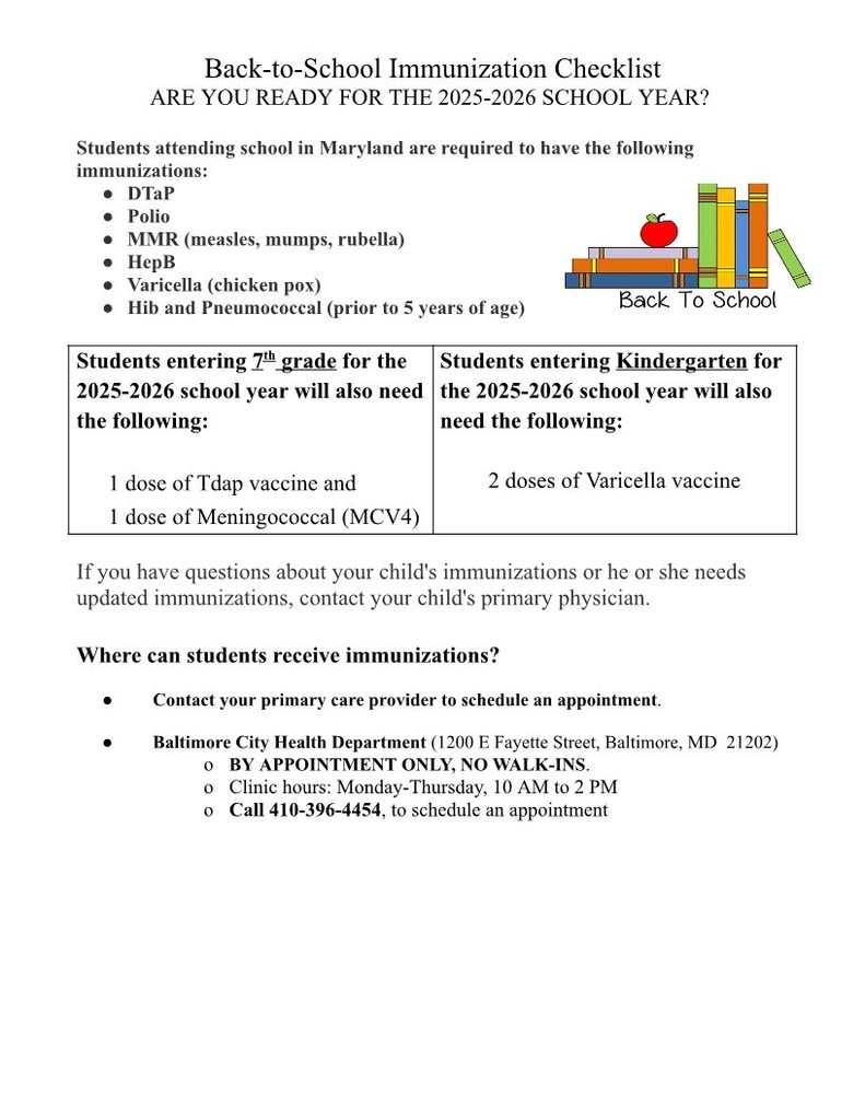 Immunizations Requirements SY' 25-26 English