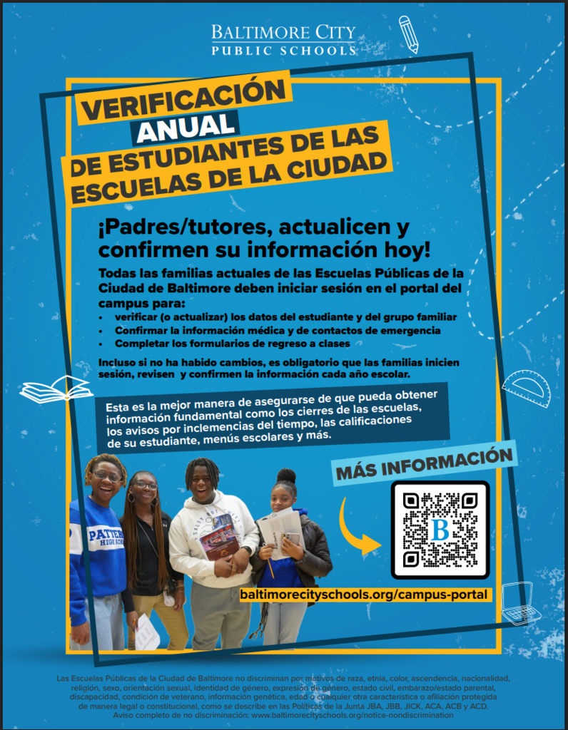 Verificacion Anual de Estudiantes de las Escuelas de la Ciudad