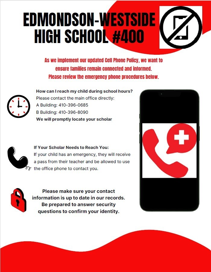 CELL PHONE COMMUNICATION INFO SHEET