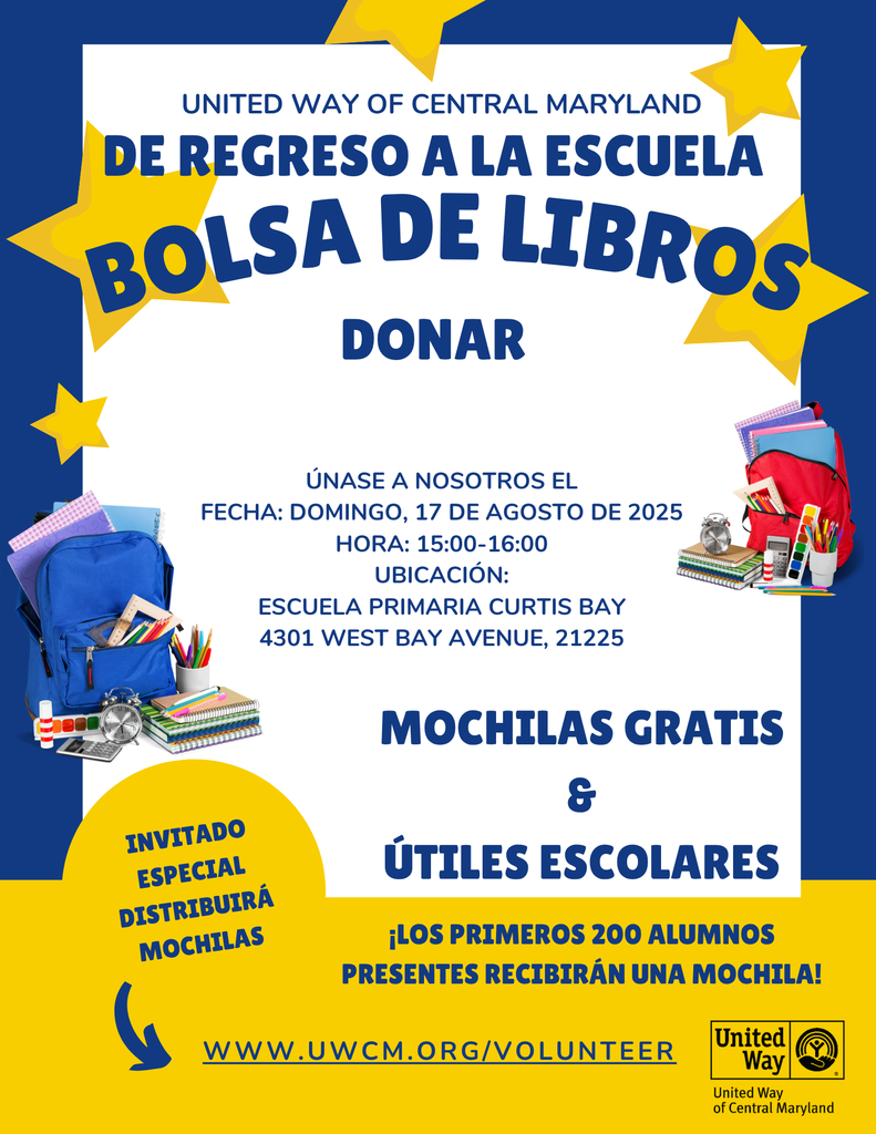 Backpack Giveaway Spanish