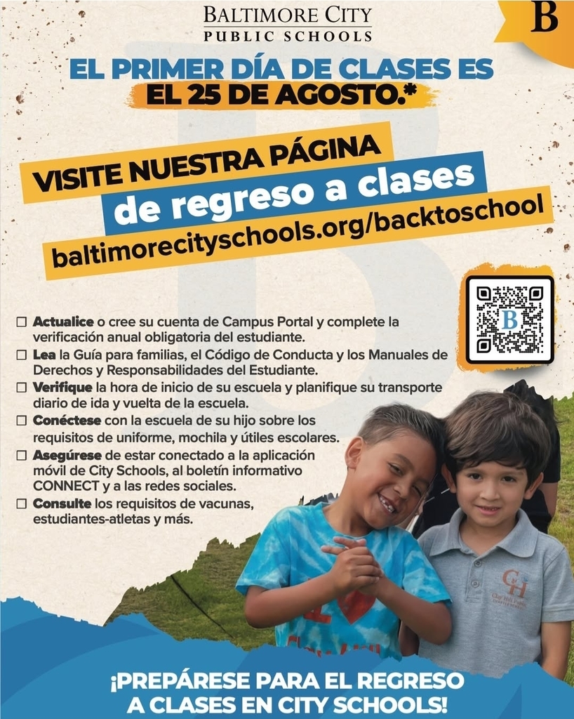 School Readiness Checklist (Spanish)