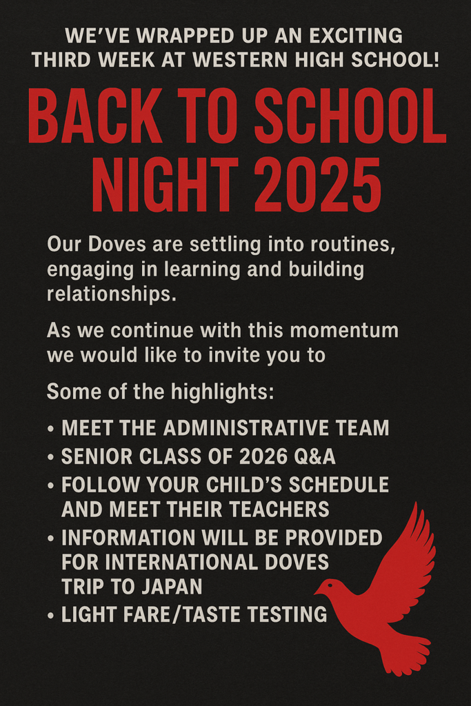 Back to School Night