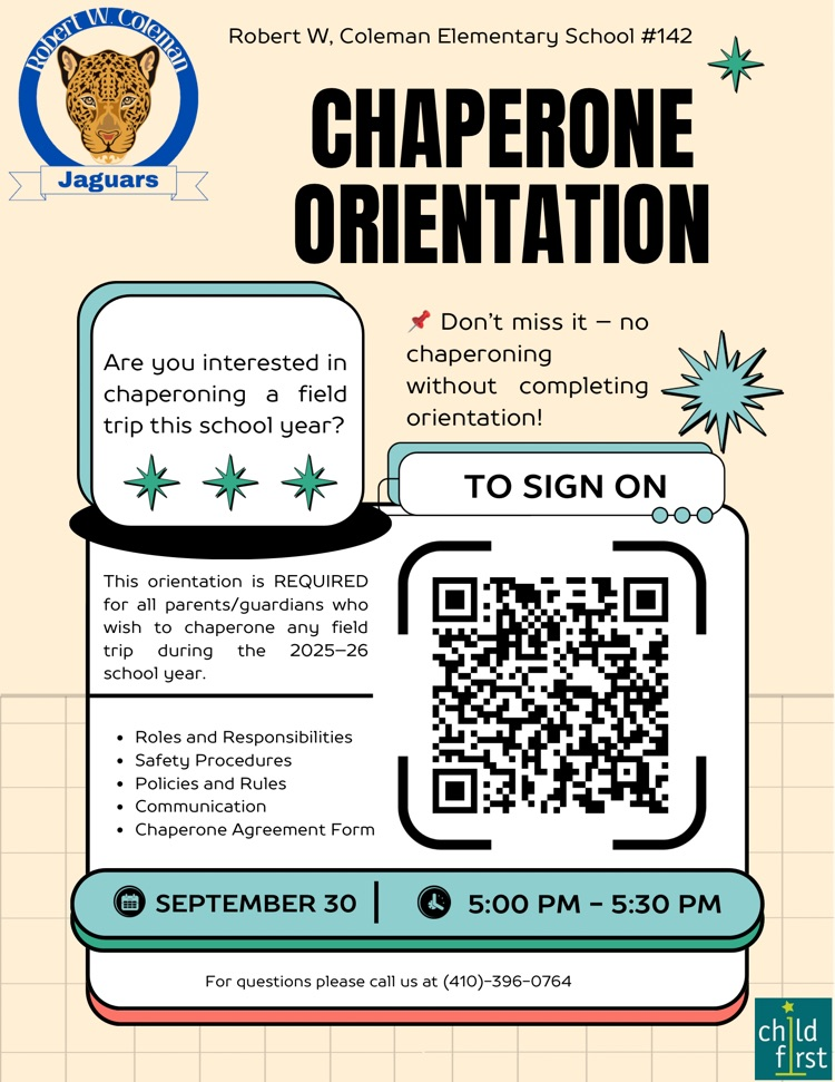 chaperone orientation