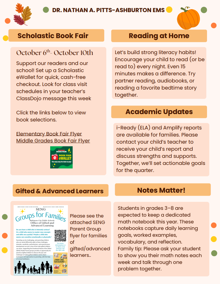 📢 October Updates Are Here! 🍂  Our October Family Newsletter is now available! Please take a few moments to read it for important updates, upcoming events, and highlights happening this month at Ashburton.💛💙