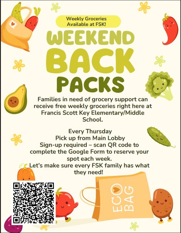 Weekend Backpacks flyer