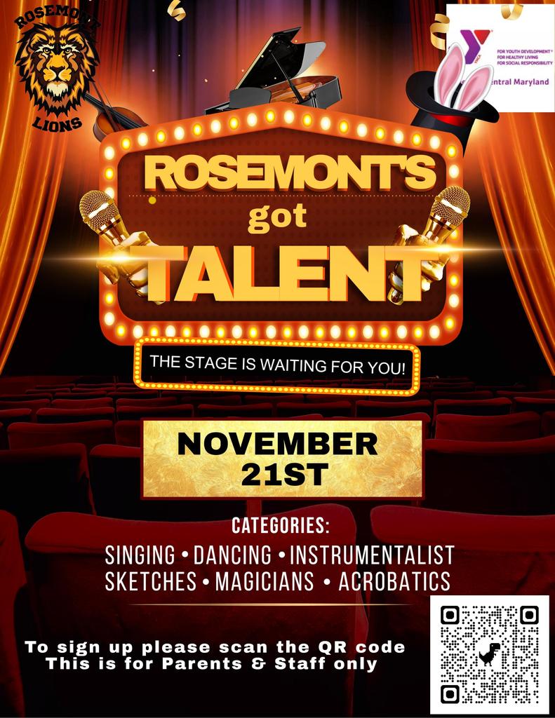Rosemont's Got Talent Flyer