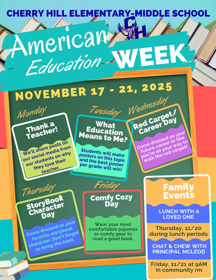 American edu spirit week flyer