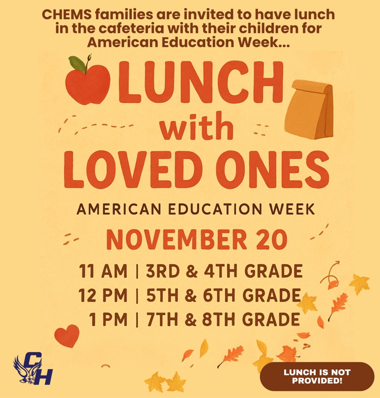 lunch with loved ones flyer