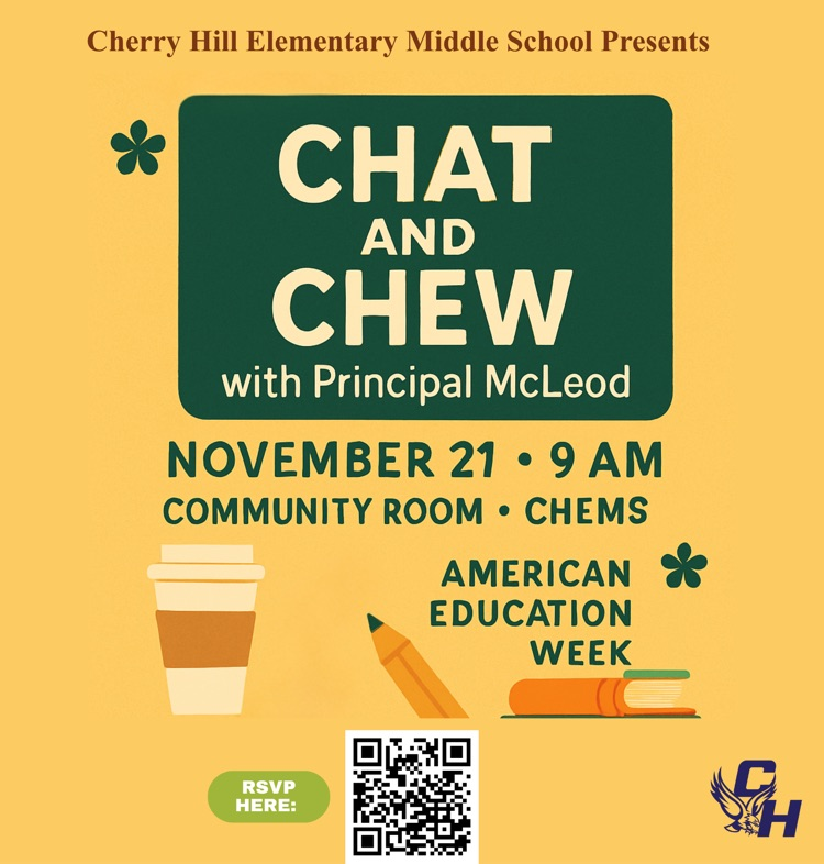 chat and chew flyer