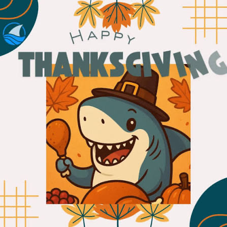 shark thanksgiving picture