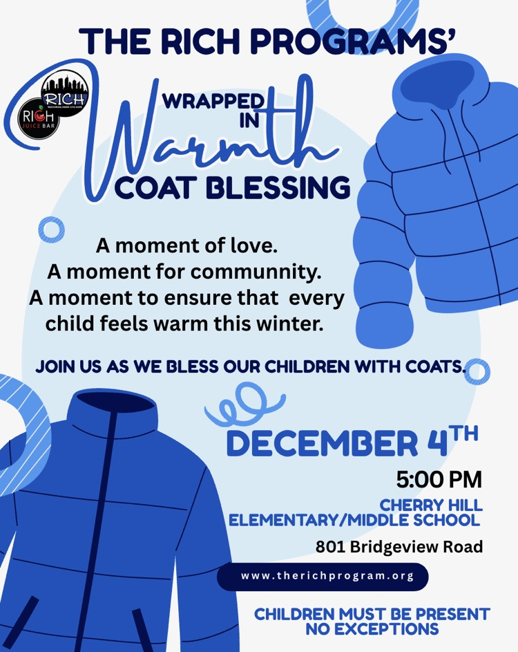 coat drive flyer