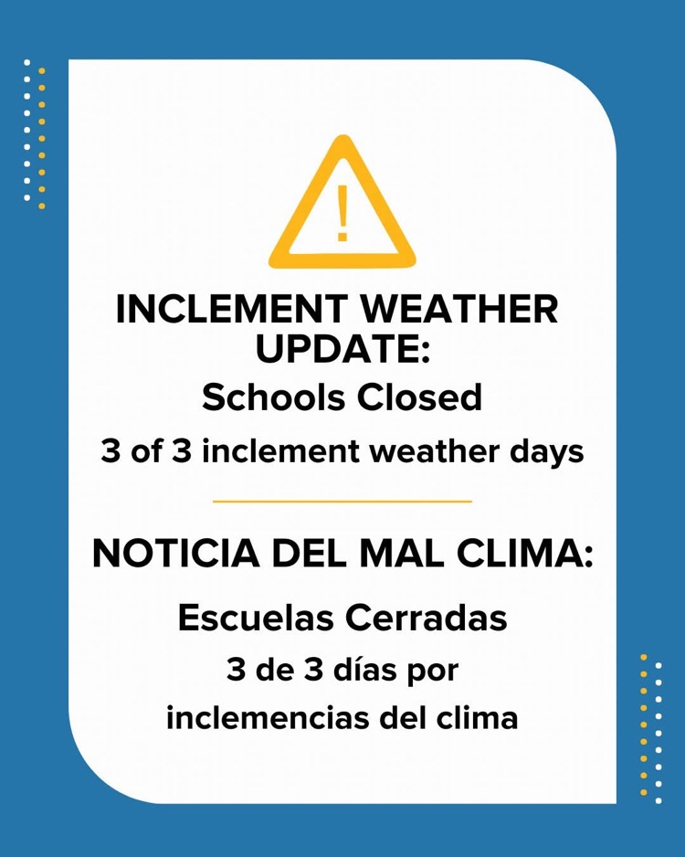 Inclement weather cleanup-snow day #3