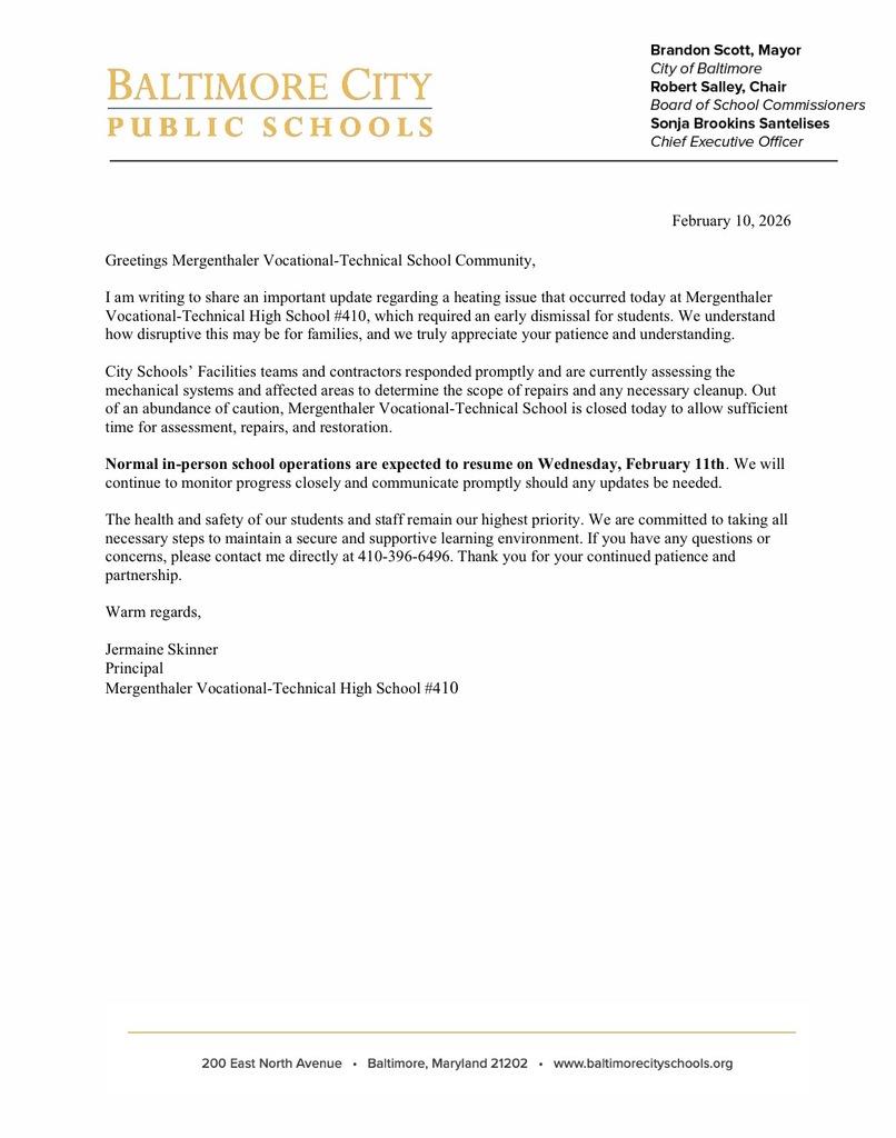 Message from Dr. Skinner