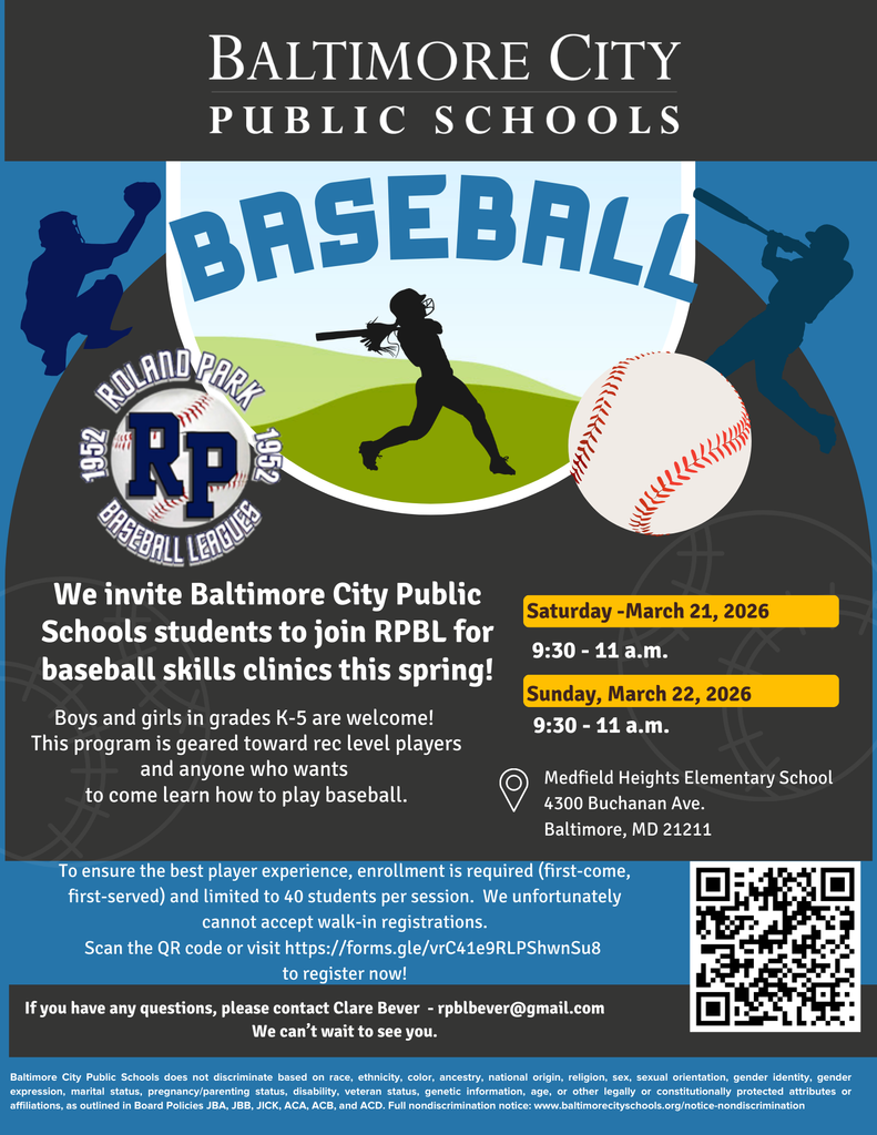 City Schools Baseball Skill Clinics 2026
