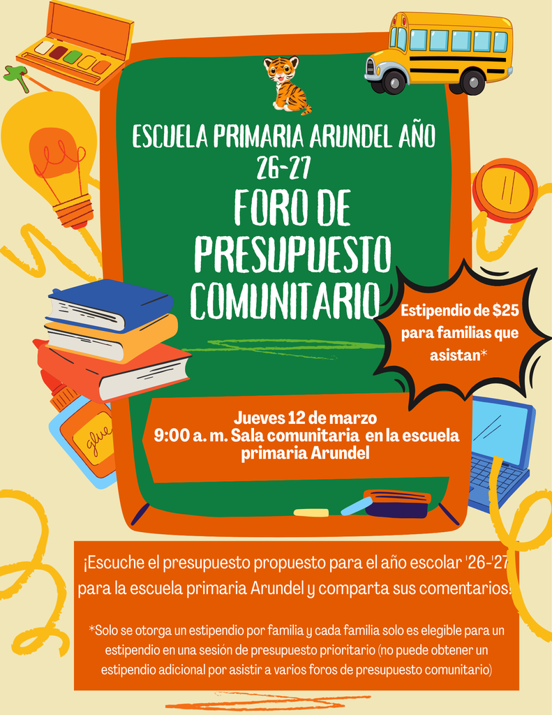 Arundel Budget Spanish