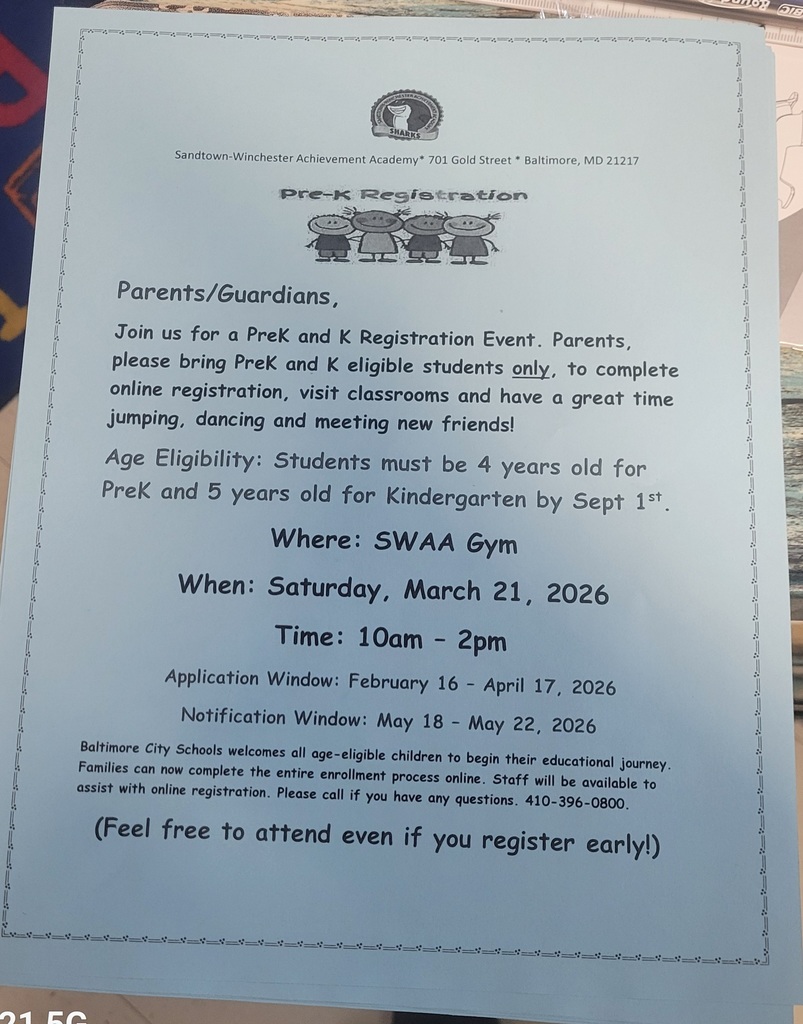 Pre-k enrollment flyer