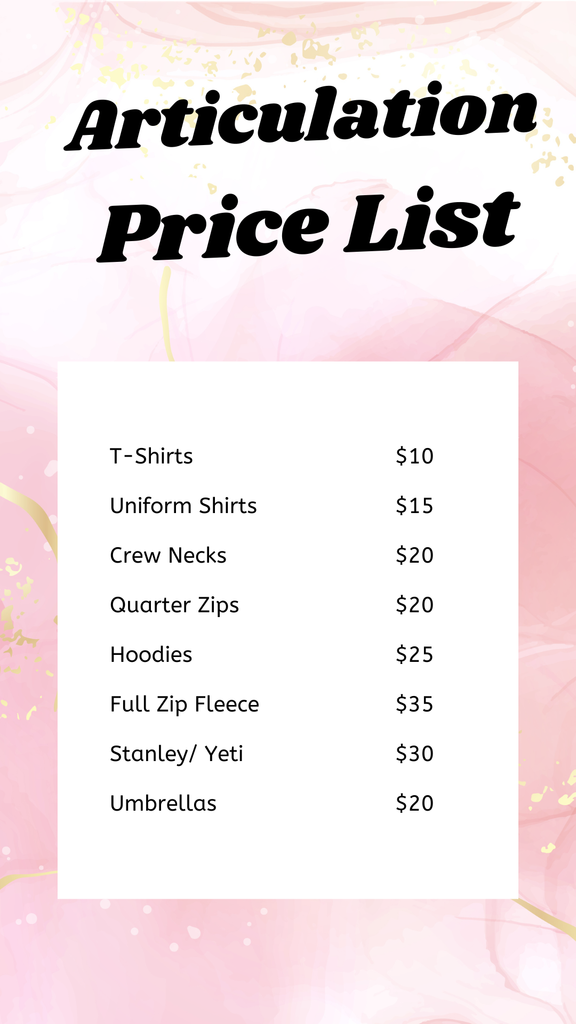 Price List