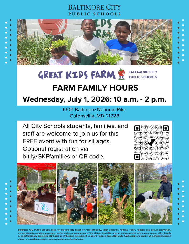 Summer 2026 Great Kids Farm Family Hours