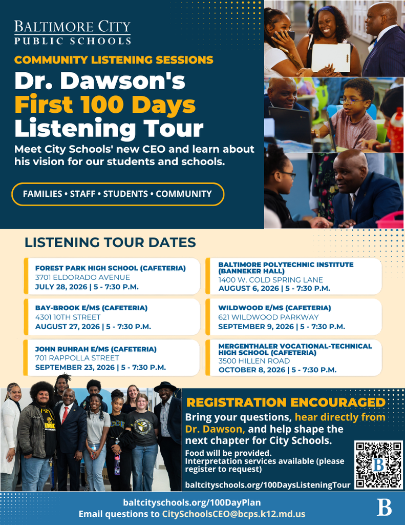 Dr. Dawson's First 100 Days Listening Tour