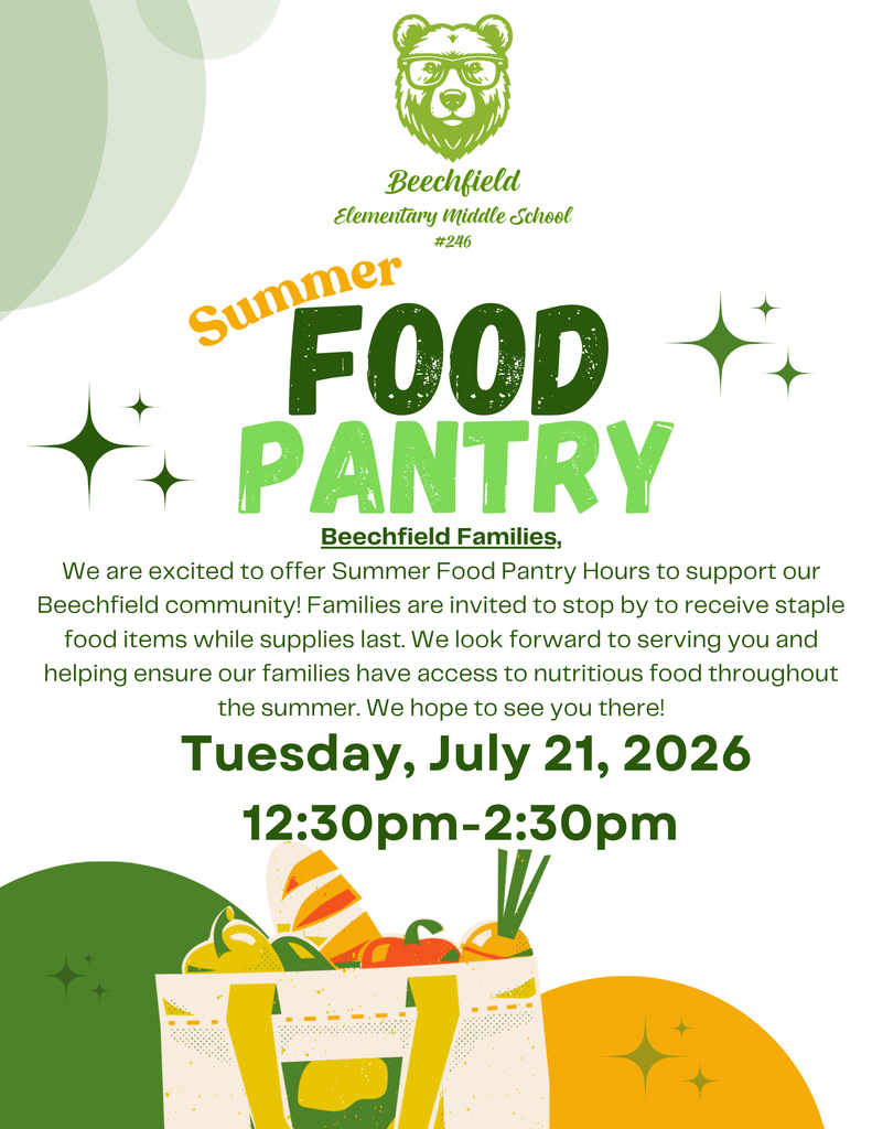 Summer Food Pantry Flyer