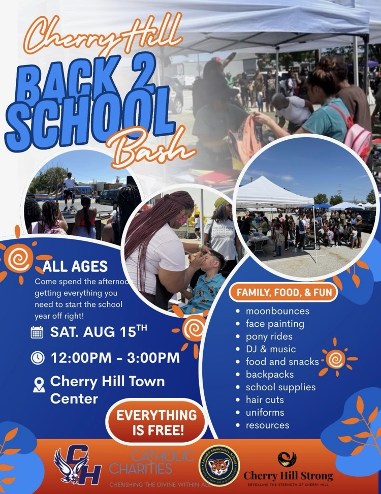 back to school block party flyer 