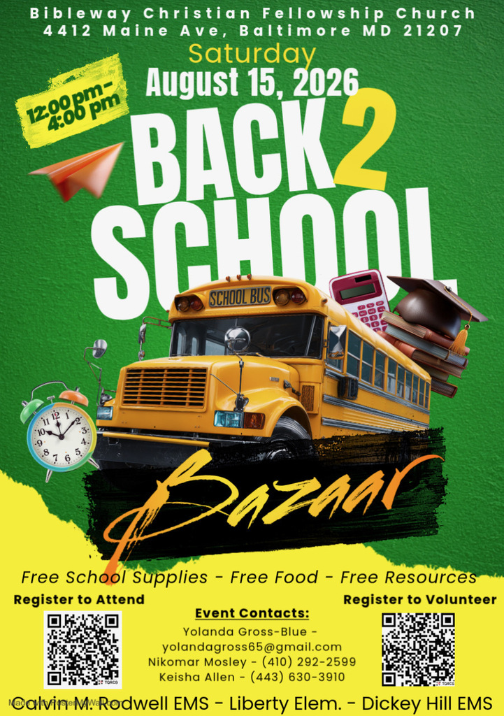 Bibleway Back to school Bazaar