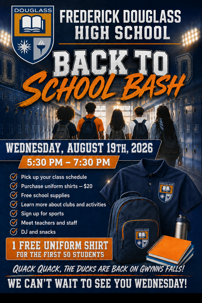 FDHS Back to School Bash August 19th 5:30 to 7:30