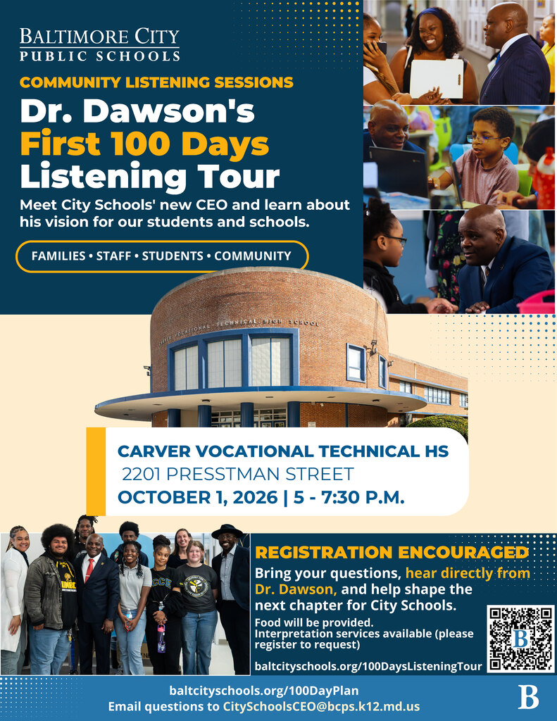Dr. Dawson's First 100 Days Listening Tour - Carver