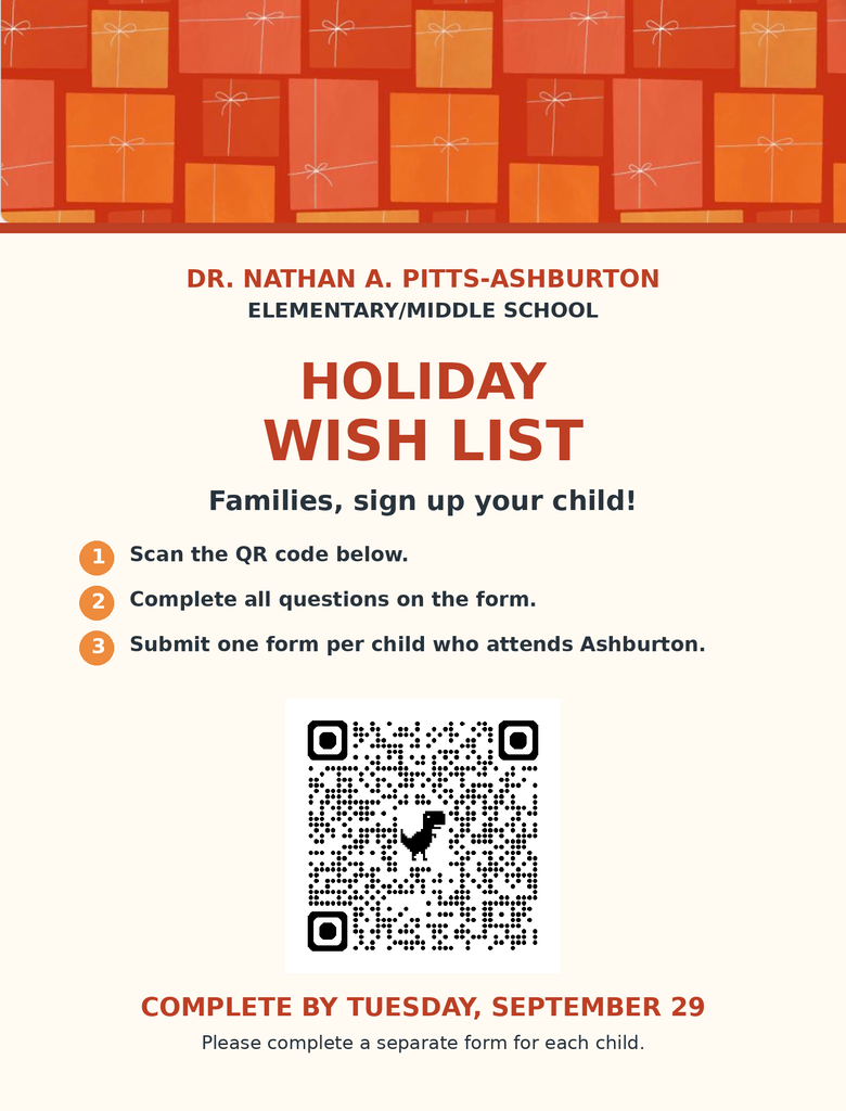Holiday Wish List QR code