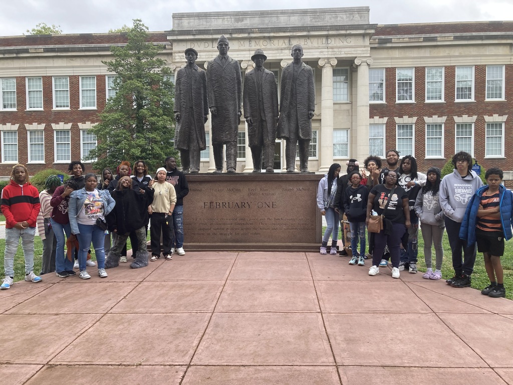 Students touring NC A & T