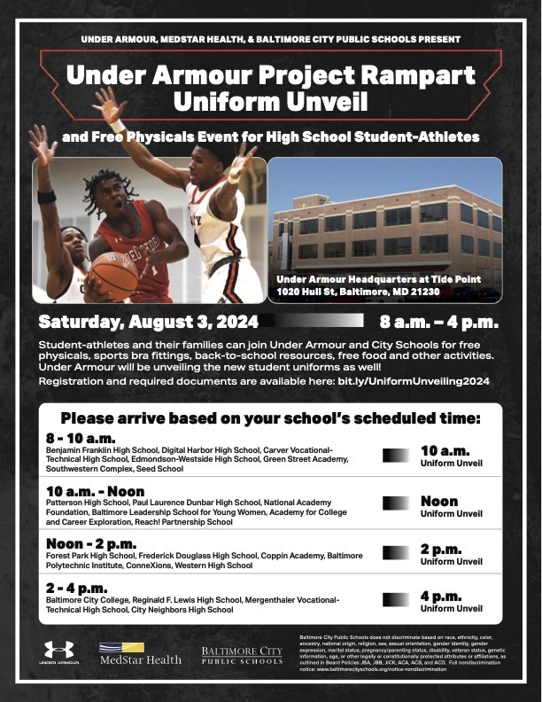 Under Armour uniform unveiling event
