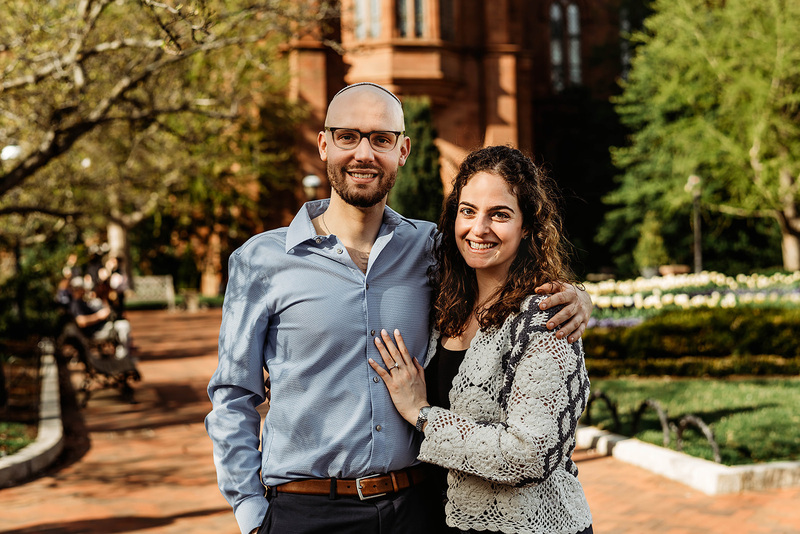 Assistant Principal Matthew Adelberg with wife