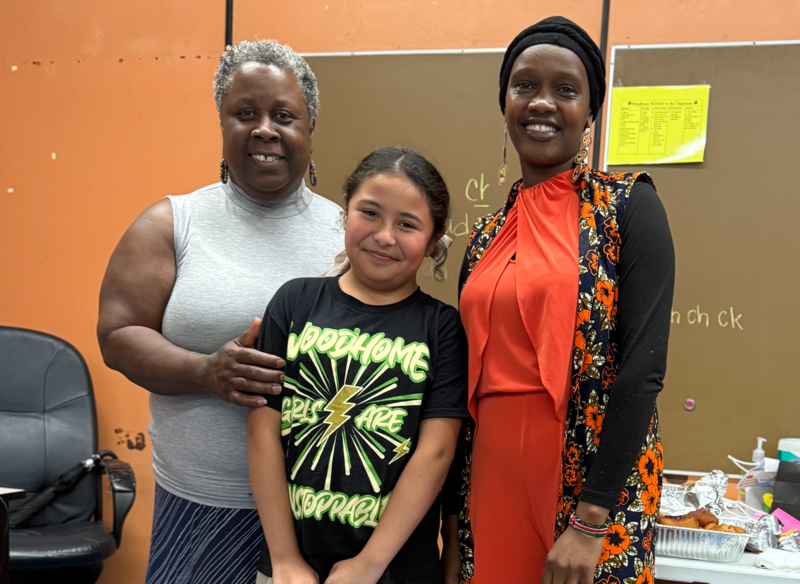 Ms winters with Miriam Chepkemoi