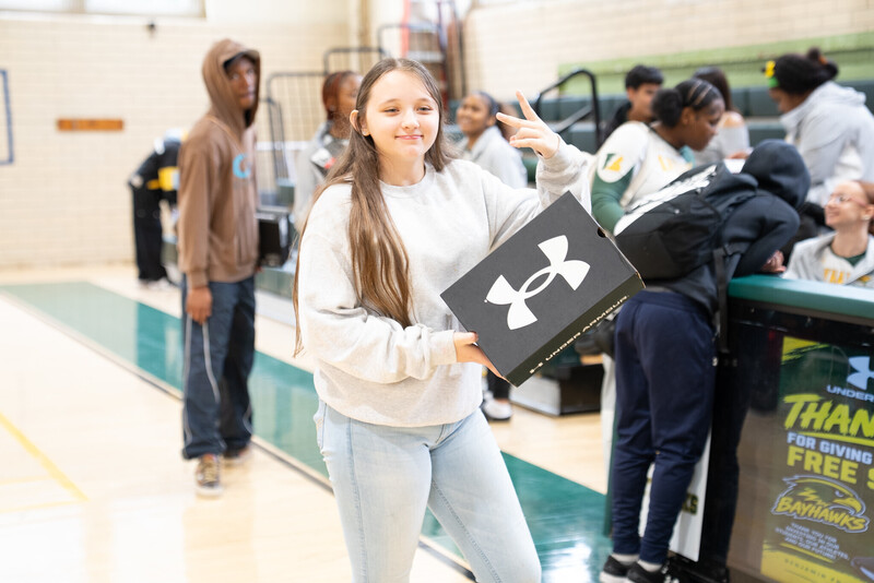 City School student at Under Armour Day