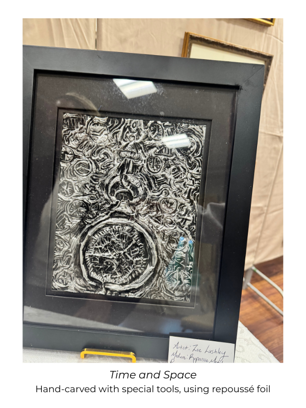 Baltimore City College senior Zoë Lashley wall art 2